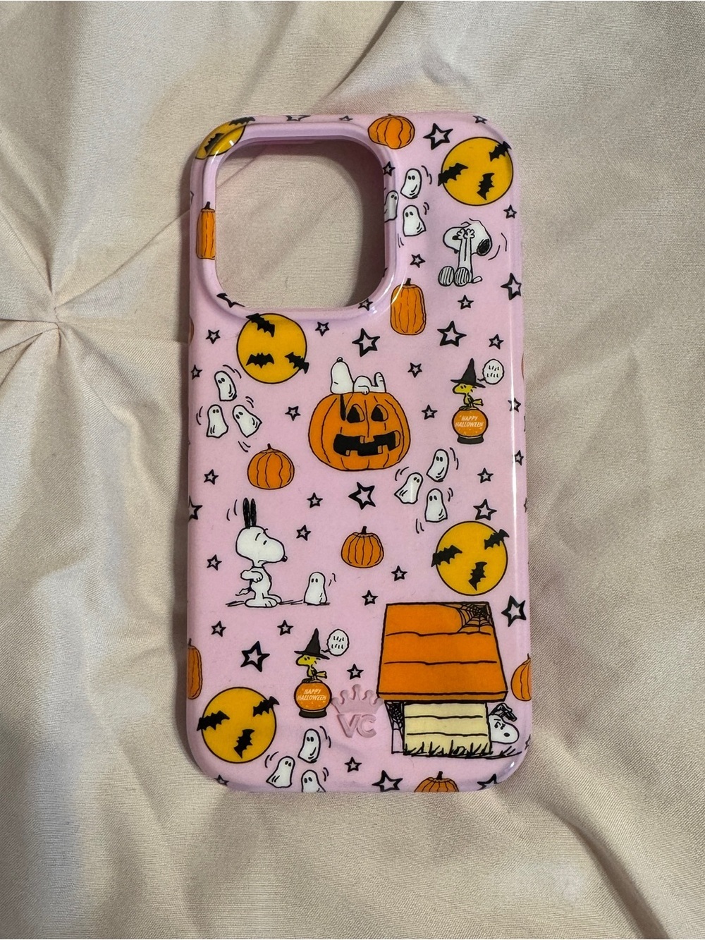 Snoopy Halloween Pink iPhone 15 Pro Phone Case